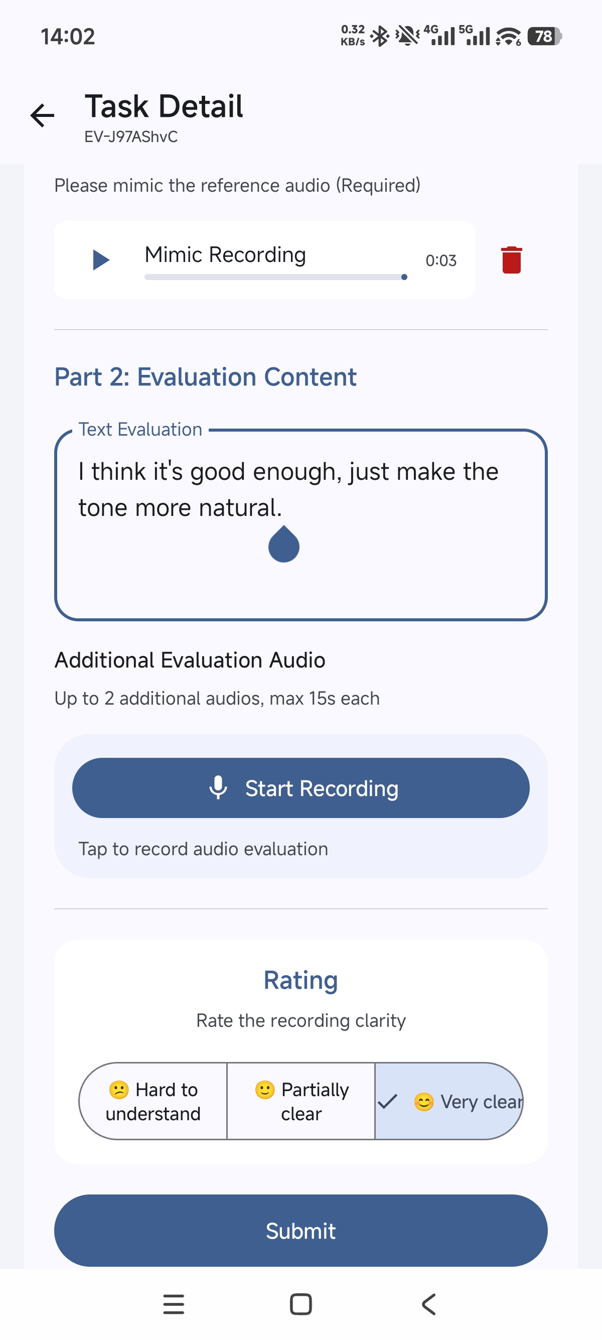 Complete Evaluation